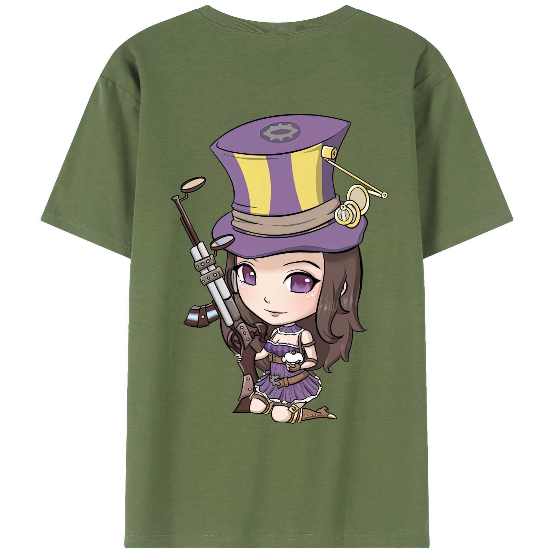 リーグ・オブ・レジェンド League of Legends LOL 綿100％ メンズ半袖Tシャツ（バックプリント） 通気性